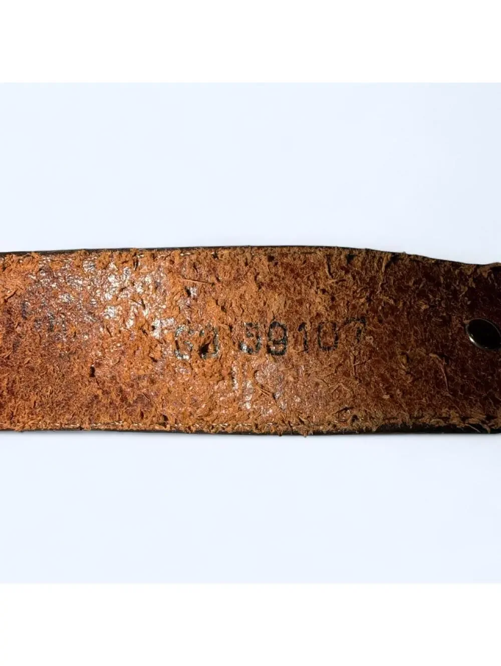 Brighton Men's Brown and Burgundy Belt